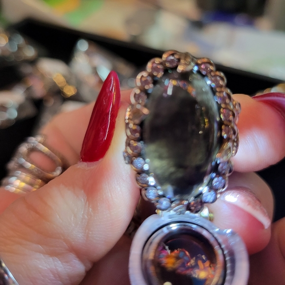 COPY - Black Jade Horse Head .925 Ring Size 7 - Picture 6 of 8